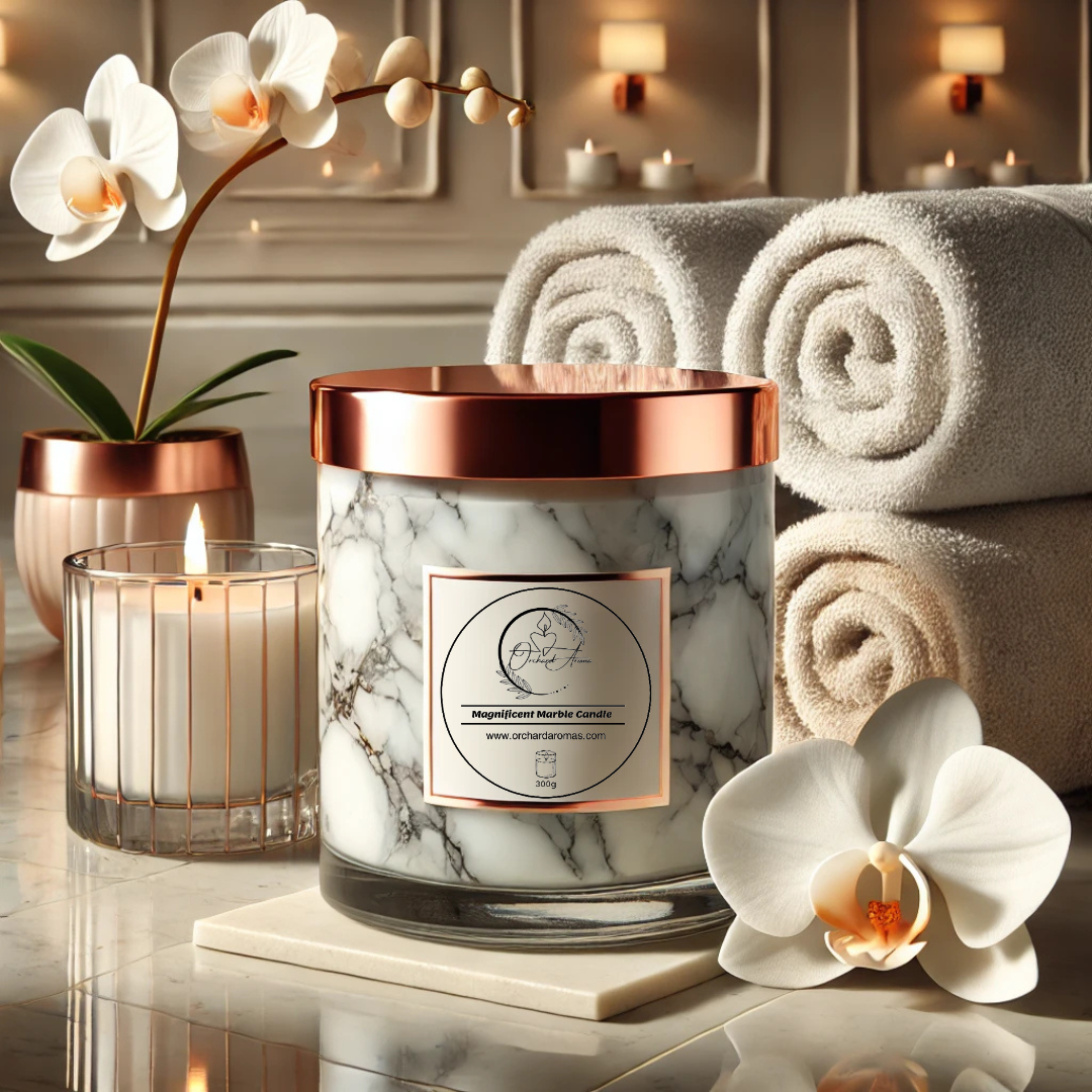 Magnificent Marble Candle