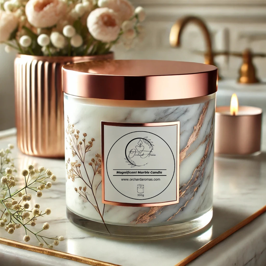 Magnificent Marble Candle
