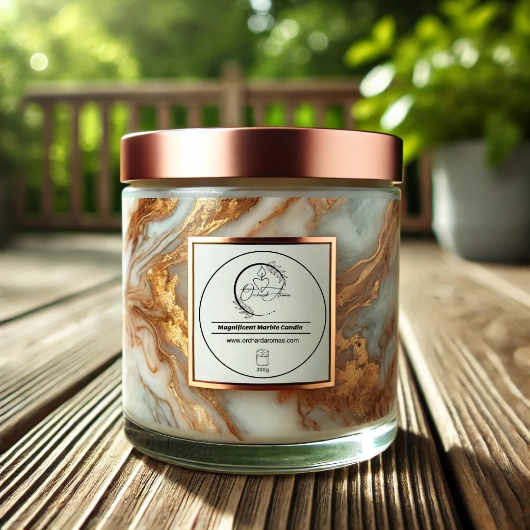 Magnificent Marble Candle