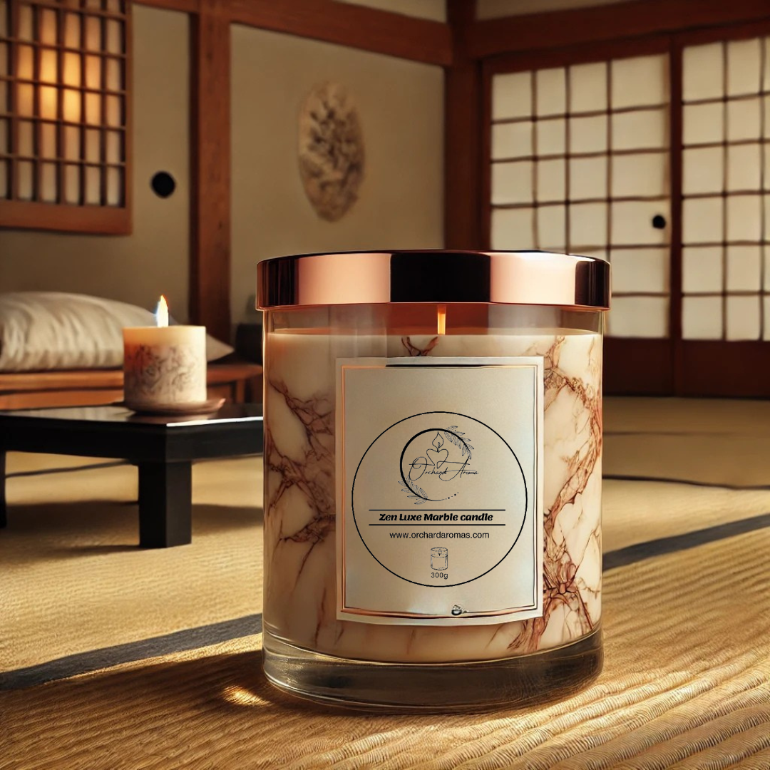 Zen Luxe Marble Candle